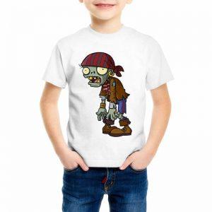 Майка белая с зомби из игрушки