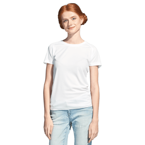 Белая футболка хлопок женская приталенная