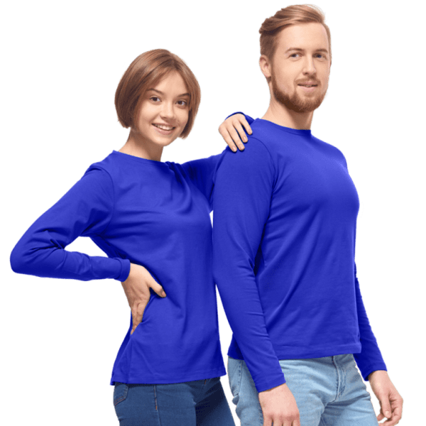 Майка синяя женская и мужская унисекс