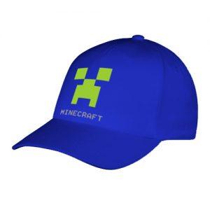 Бейсболка (кепка) Minecraft logo grey