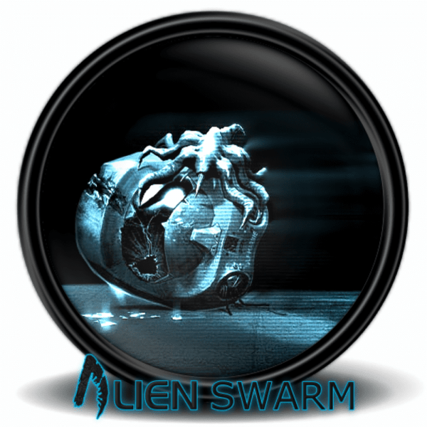 Картинка для нанесения и печати на футболке ALIEN SWARM