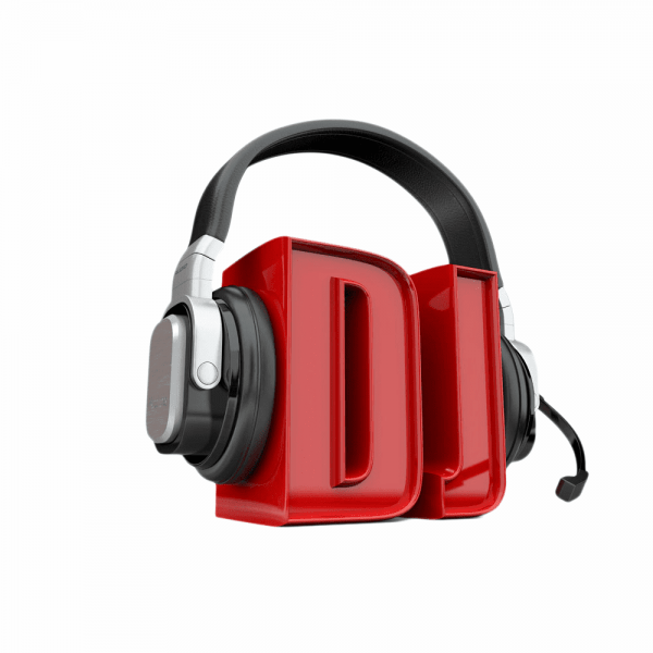 Принт (изображение, картинка) для нанесения DJ логотип в наушниках