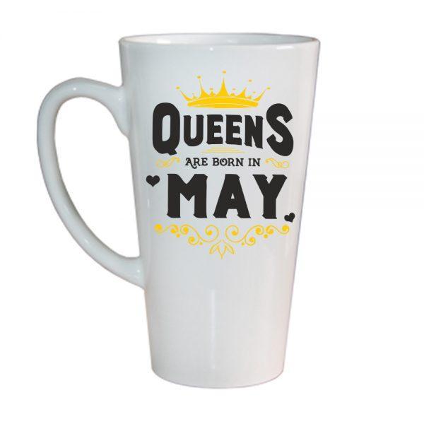Кружка латте QUEENS BORN