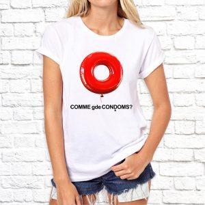 Футболка белая COMME GDE?