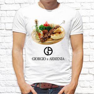 Футболка белая GIORGIO S ARMENIA