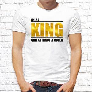 Футболка парная белая King can attract М