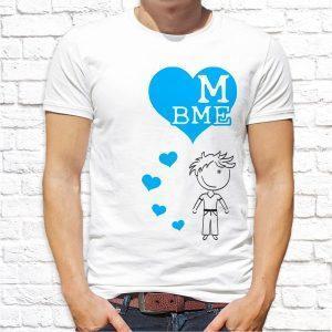 Футболка парная белая Мы вместе с сердцами М