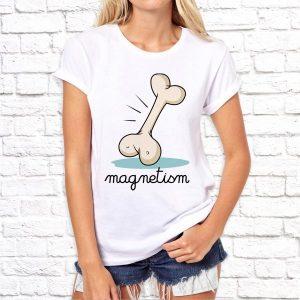 Футболка парная белая Magical magnetism Ж