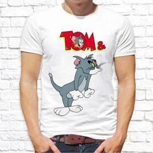 Футболка парная белая TOM AND JERRY М