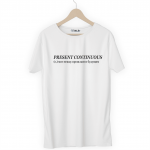 Футболка белая PRESENT CONTINUOUS