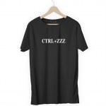 Футболка черная CTRL+ZZZ