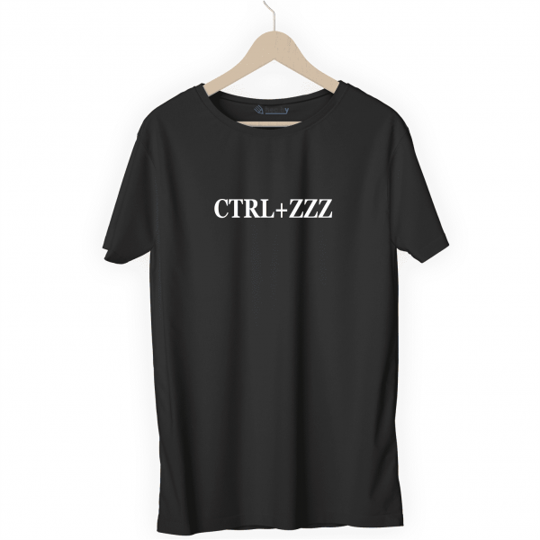 Футболка черная CTRL+ZZZ