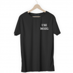 Футболка черная USE MOZG