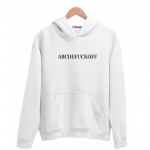 Худи белая ABCDEFUCKOFF