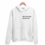 Худи белая BEZ SAXARA BEZO LDA