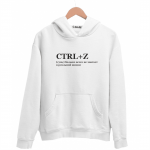 Худи белая CTRL+Z