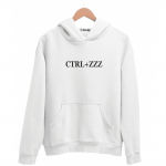 Худи белая CTRL+ZZZ