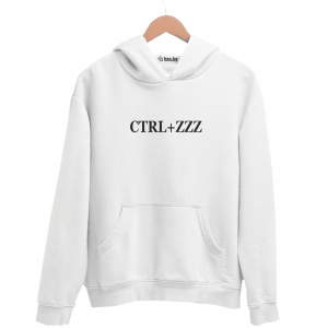 Худи белая CTRL+ZZZ