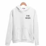 Худи белая USE MOZG