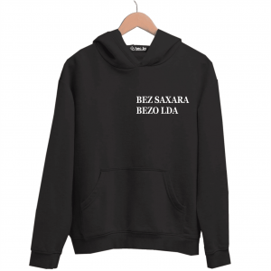 Худи черная BEZ SAXARA BEZO LDA