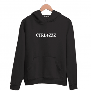 Худи черная СОН CTRL+ZZZ