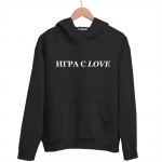 Худи черная ИГРА С LOVE