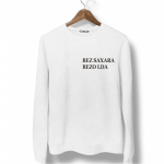 Свитшот белый BEZ SAXARA BEZO LDA