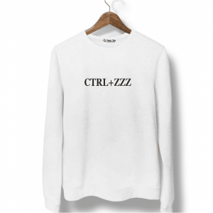 Свитшот белый CTRL+ZZZ