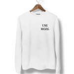 Свитшот белый USE MOZG