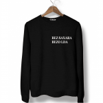 Свитшот черный BEZ SAXARA BEZO LDA