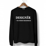 Свитшот черный DESIGNЁR - ты меня называла