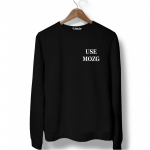 Свитшот черный USE MOZG