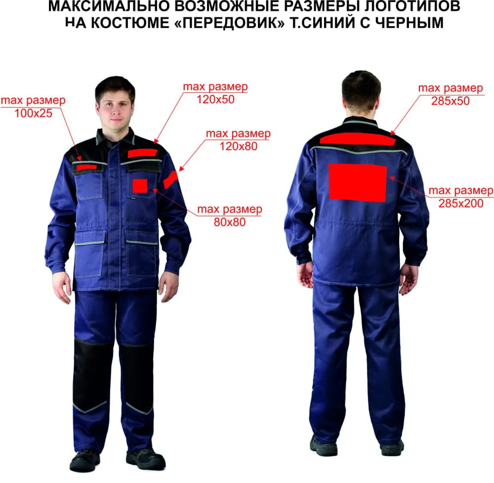 Логотипы на спецодежде ПЕРЕДОВИК